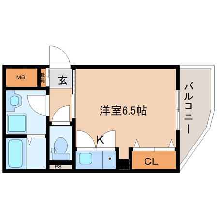 奈良駅 徒歩13分 3階の物件間取画像